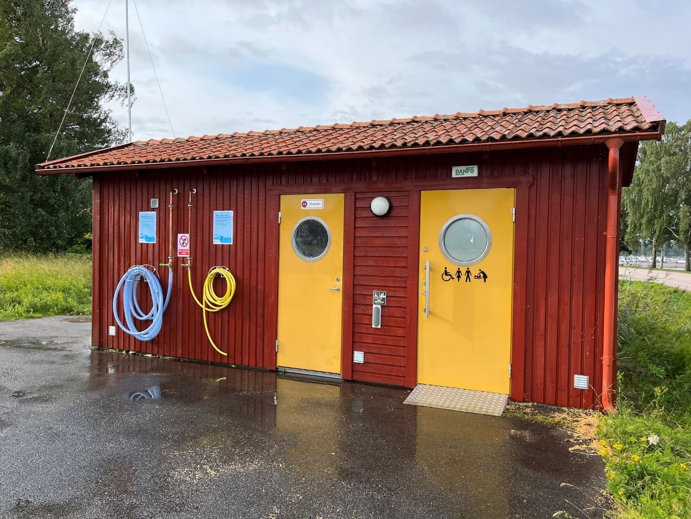 Boden där man hämtar sjövatten