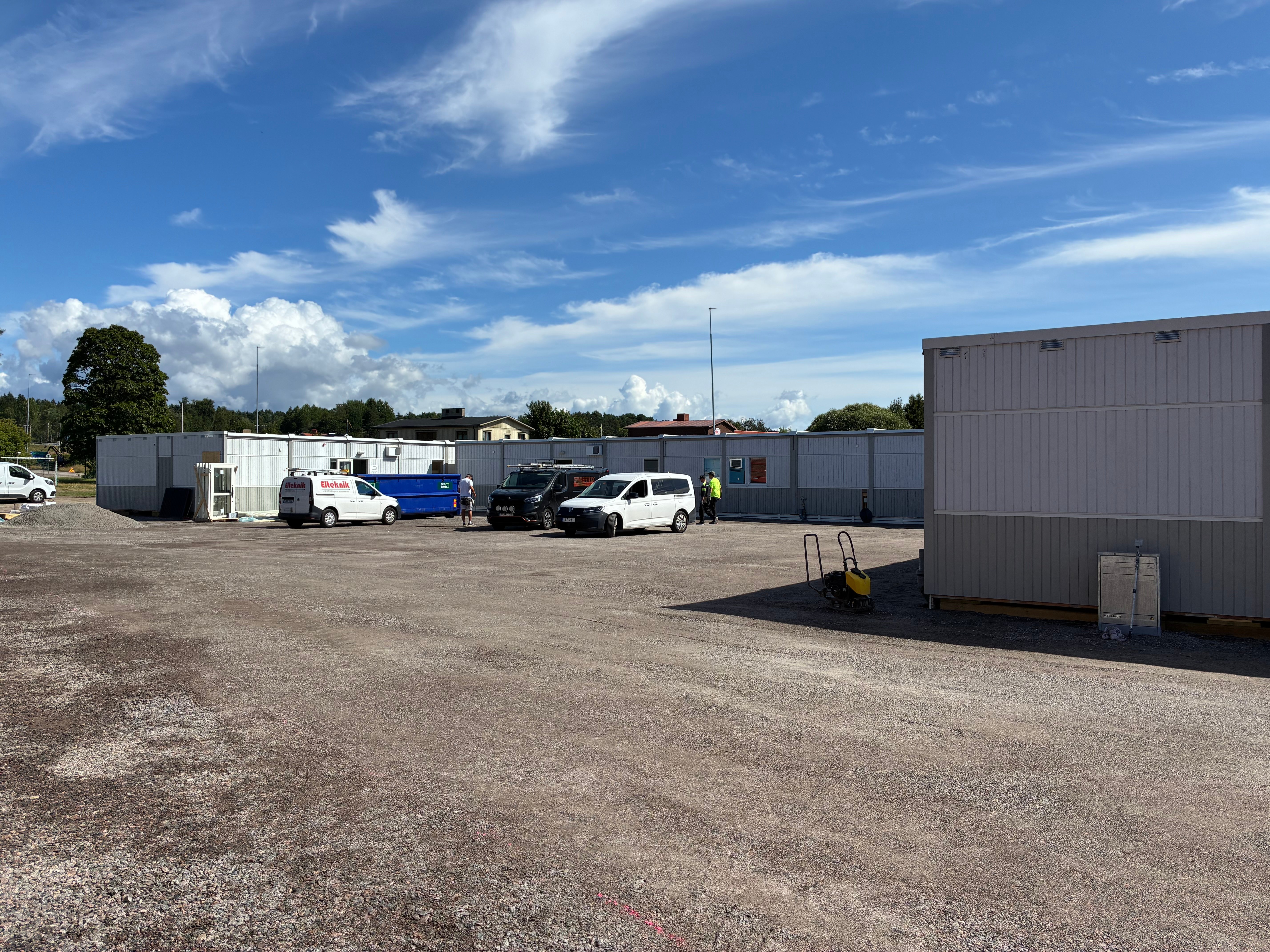 Modulerna på Hacklehemsskolan